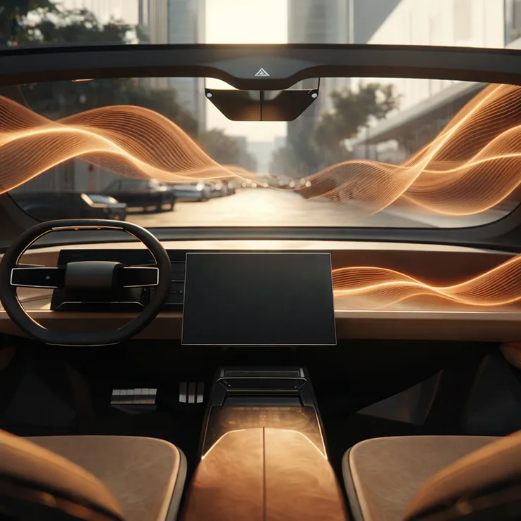 Audio enhancement software creating deeper bass and a wider in-car soundstage